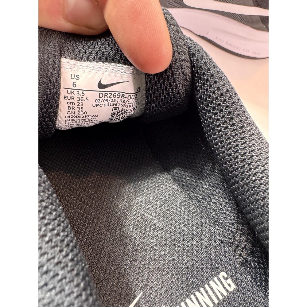 Nike Run Swift 3 Shoes Womens Size 6 Black Mesh Running Sneakers DR2698-002 - Picture 7 of 11